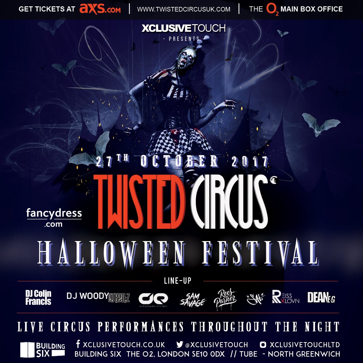 Twisted Circus (@twistedcircusuk) on Twitter photo #Halloween is here <a href="/TwistedCircusUK/">Twisted Circus</a> #Halloween Festival Friday 27th October at <a href="/BuildingSix/">Building Six</a> #Halloween is here <a href="/TwistedCircusUK/">Twisted Circus</a> #Halloween Festival Friday 27th October at <a href="/BuildingSix/">Building Six</a>