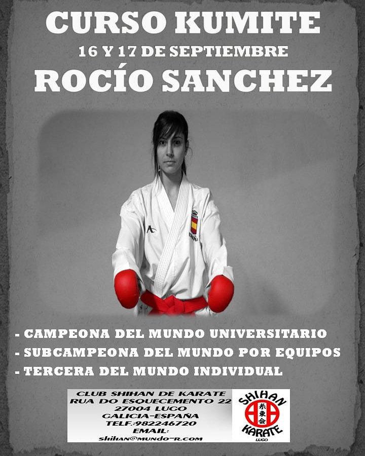 RocioKrt's tweet photo. Nos vemos en el Club Shihan,Lugo!
Reto q llega con ilusión y ganas de darles lo máximo!
#Karate #RS50 #TheFuckingWolf #BeTheBest #ClubShihan https://t.co/6iLwkSe7Nb