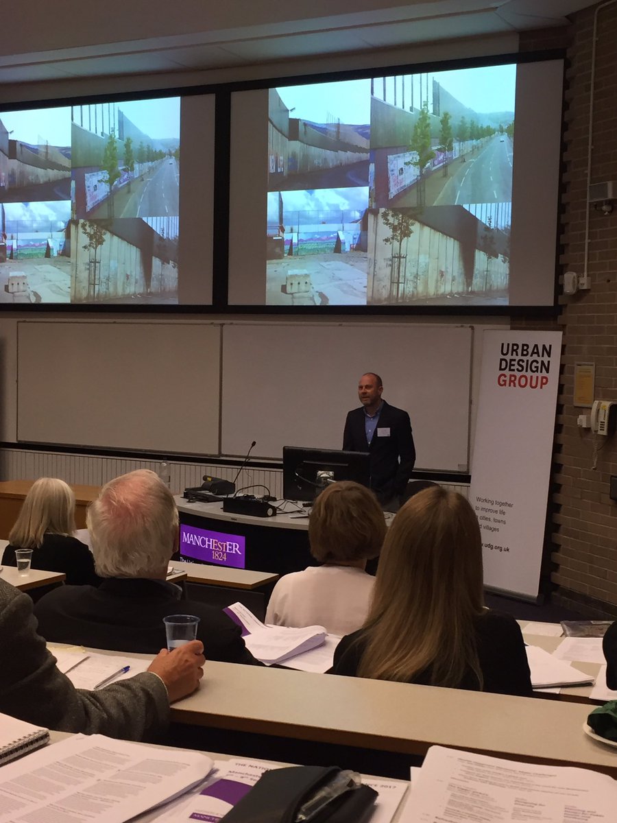 URBEDmcr's tweet photo. Colin James excellent on Conflict and Urban Design -asking "what would you do as an urban designer in Charlottesville?" #udgConf https://t.co/S9OrRBHb0y