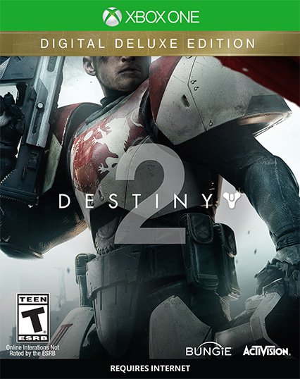 RT + FOLLOW for a chance to win 1 of 2 Destiny 2 Digital Deluxe Edition codes for Xbox One! #Destiny2