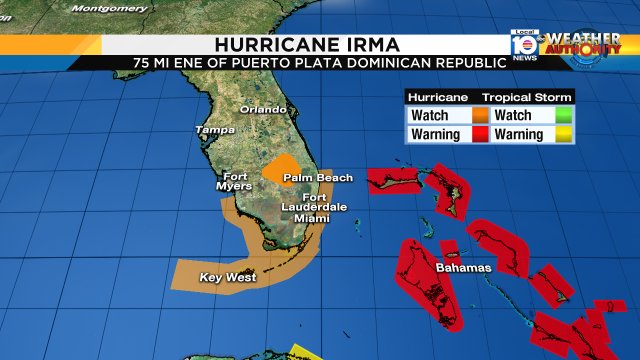 Hurricane Watch now in effect Jupiter Inlet southward to Bonita Beach & Fl. Keys, Lake Okeechobee & Fl. Bay https://t.co/xoj4FFarNy