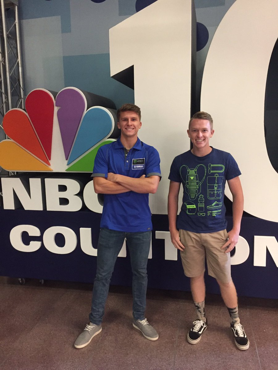 TV Time: @garrettgerloff and <a href="/OfficialMazz516/">Anthony Mazziotto</a> about to go on air with <a href="/NBCPhiladelphia/">NBC10 Philadelphia</a> for pre <a href="/NJMP/">New Jersey Motorsports Park</a> chat. #MotoAmerica
