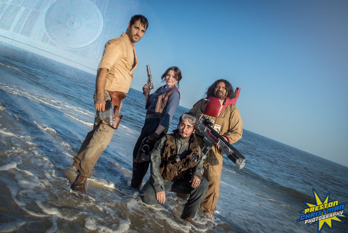 The Rogue One squad. Well, most of it...Cape May, NJ. Members of <a href="/GhostBaseRL/">GhostBaseRebelLegion</a> and #echobase <a href="/rebellegion/">The Rebel Legion</a> <a href="/starwars/">Star Wars</a> <a href="/diegoluna_/">diego luna</a> @rizmc
