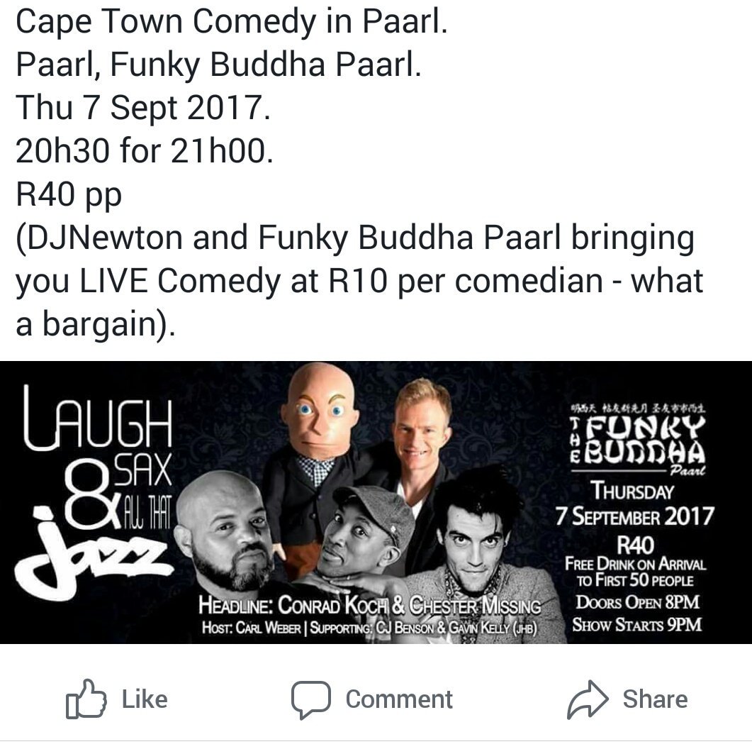 The Funky Buddha Paarl (@tfbpaarl) on Twitter photo 