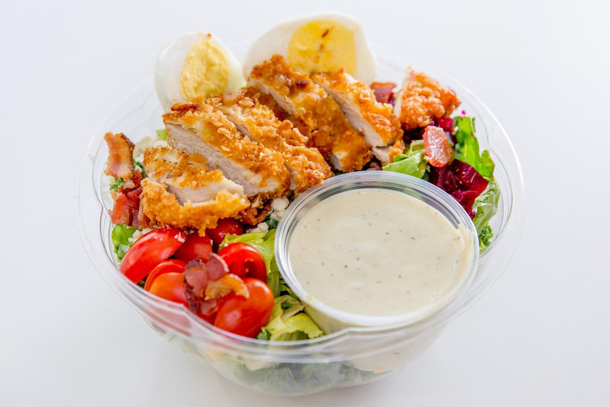 HCChicken's tweet image. Hill Country Chicken's Country Cobb Salad - come in and enjoy.