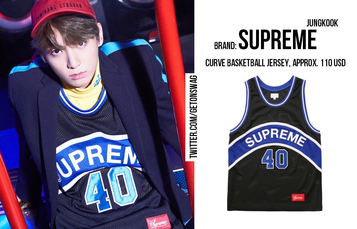 Beyond The Style Alex on X JUNGKOOK BTS 170908 Her concept photo JUNGKOOK SUPREME Curve Basketball Jersey https t Z0XaBxUoDt X