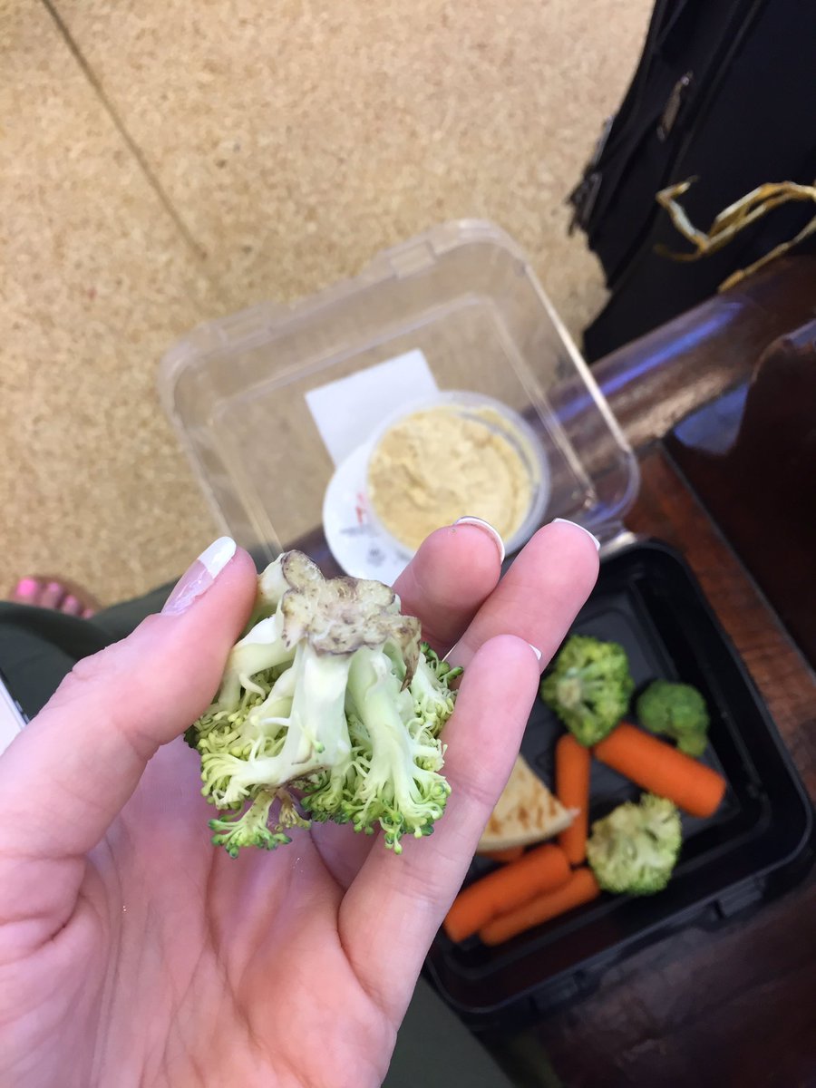 TayMagRog's tweet photo. Thanks @Starbucks this broccoli looks super fresh....😒🤢 #customerservice #yuck https://t.co/GeWaYCxFL4