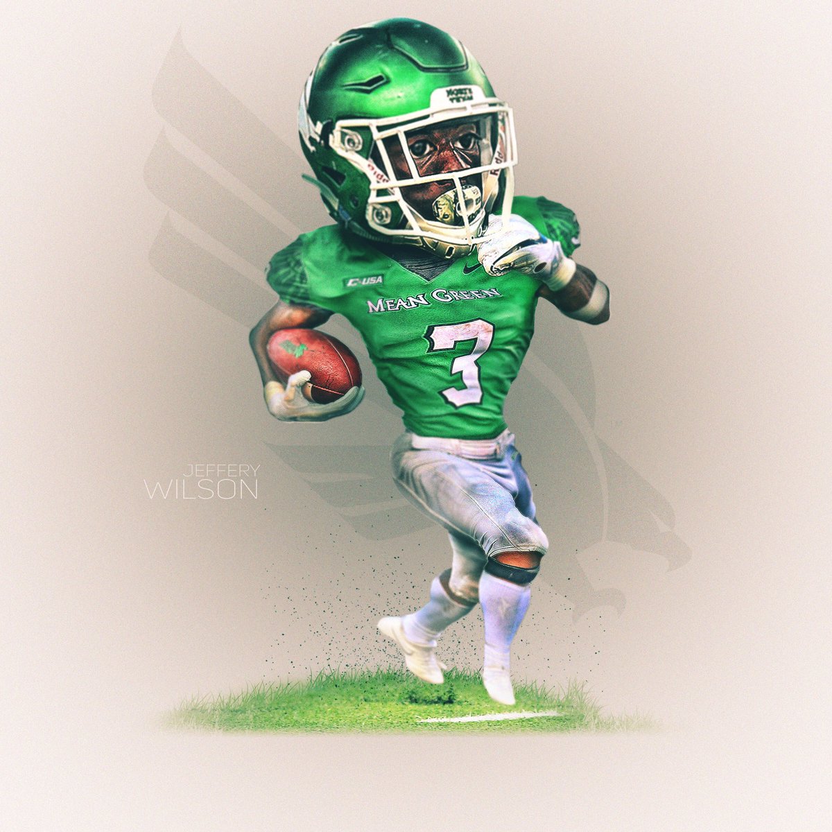 #MeanGreen RB @Rb3Gmg leads the nation in yards per carry (14.7) heading into week 2's matchup with #SMU #GMG #BeatSMU #NewDenton