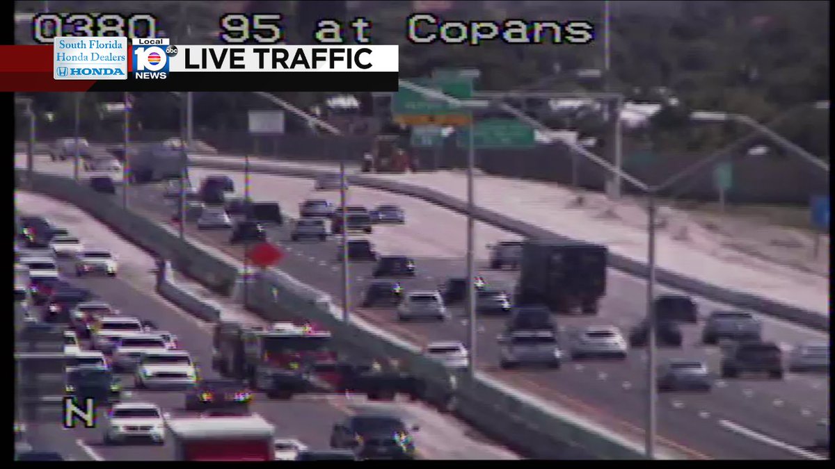 Crash on I-95 SB at Copans Rd #traffic https://t.co/eqyrDDoSVo