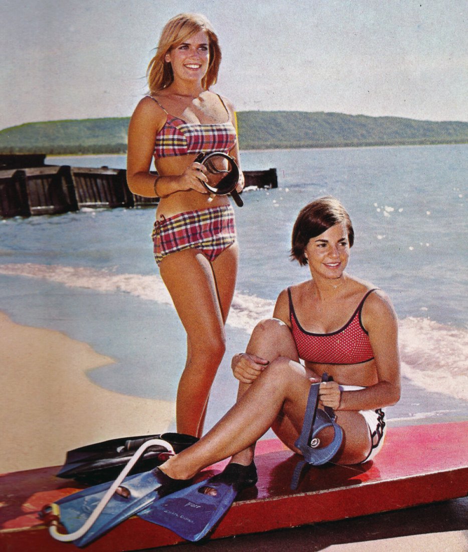 WestMichTourist's tweet image. #TBT #WestMichigan: The 1966 cover of Carefree Days highlights West MI’s beaches, calling them the “vacation area’s highlight attraction.”