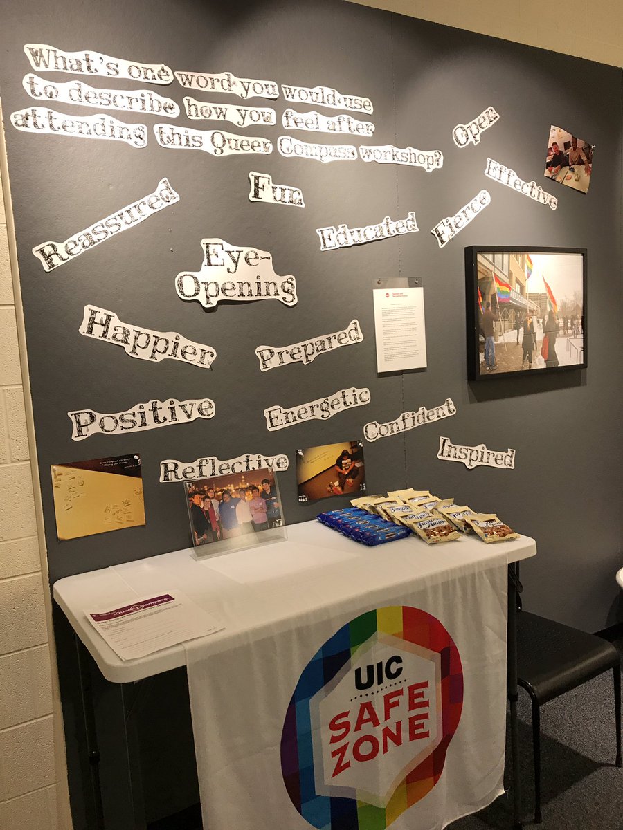 UIC_GSC's tweet photo. Ready to engage first year new and transfer lgbtqia+ students. #queercompass #communitybuilding #uicwow #thisisuic https://t.co/YQwomAK2O5