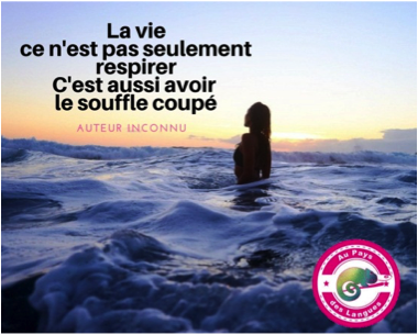 Au Pays Des Langues Pa Twitter La Vie Ce N Est Pas Seulement Respirer C Est Aussi Avoir Le Souffle Coupe Citation Voyage Decouverte