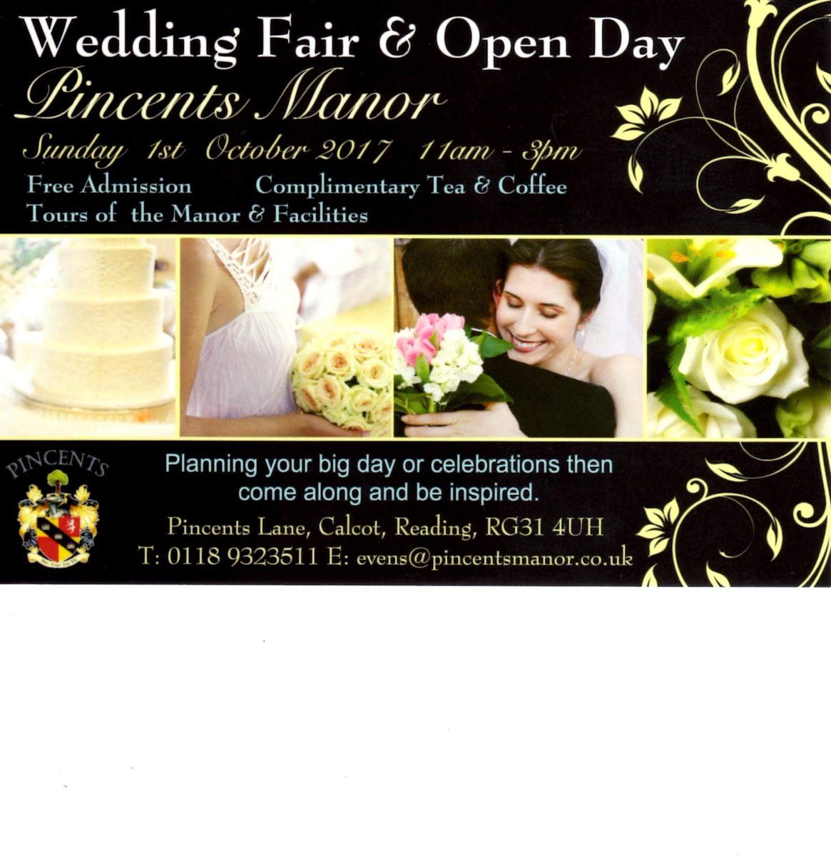 Is proud to be supporting pincents Manor for their open day on 1st October. Pop down and see this hidden gem 💎