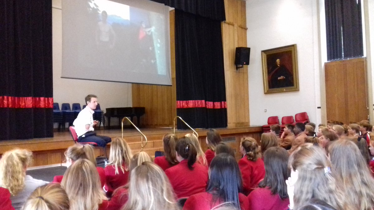 Incredible leadership and courage for @blundells school students, being inspired by Jon White @wholeaderslead