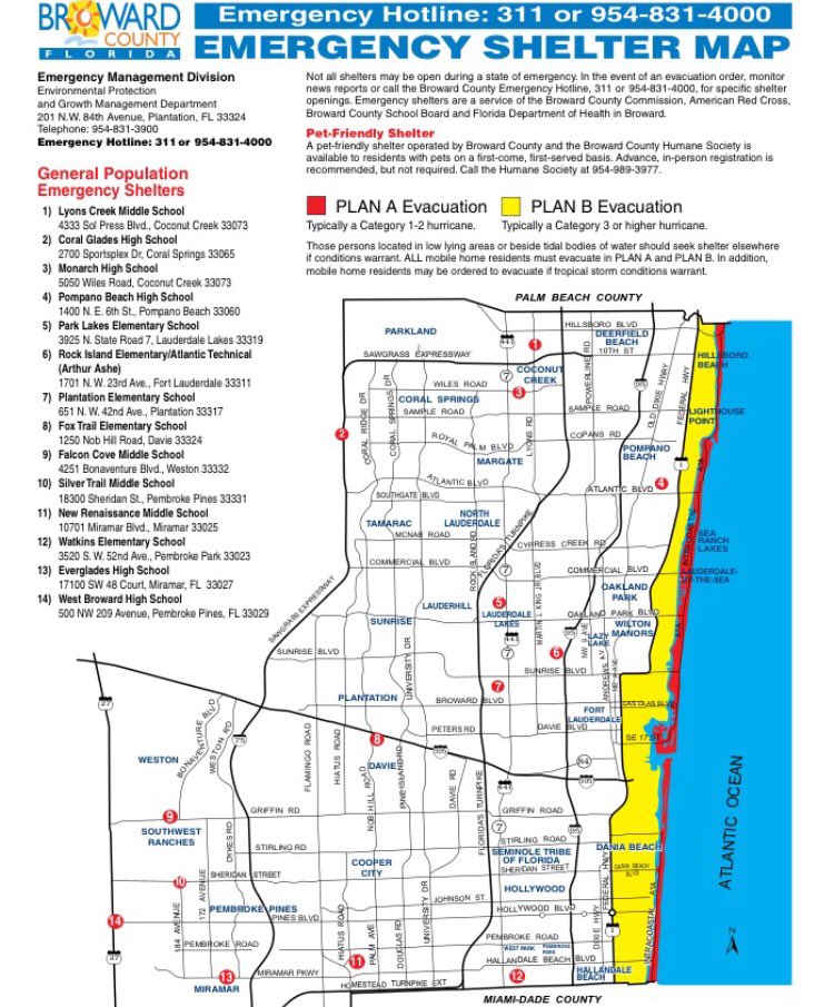 Broward County Evacuation Zone Map | Sexiz Pix