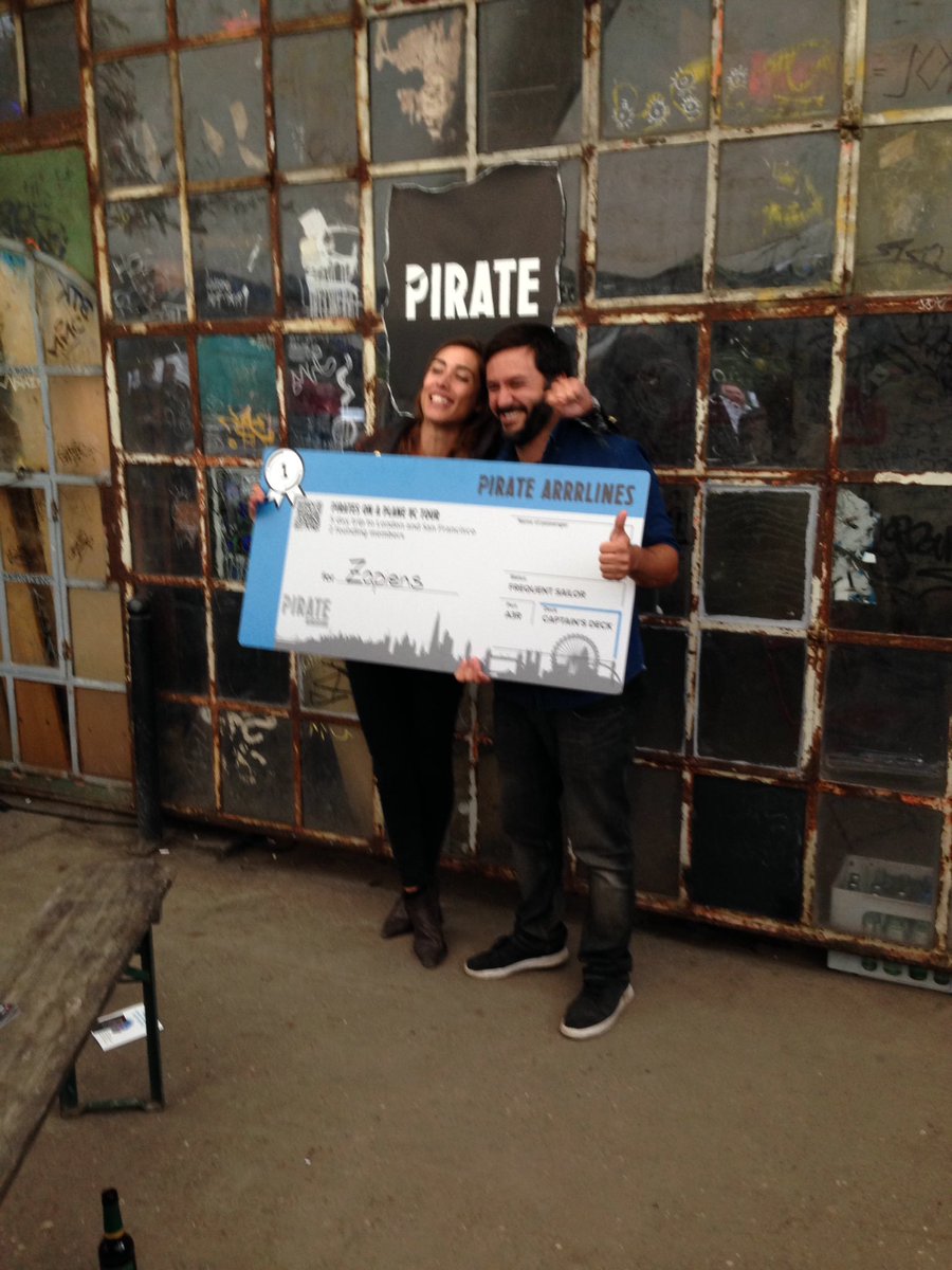 finnthormeier's tweet photo. FIRST PLACE at the @PirateSummit Walk the Plank Pitches Competition -- @zapiensApp !! #PirateSummit https://t.co/06jo3zBpZC