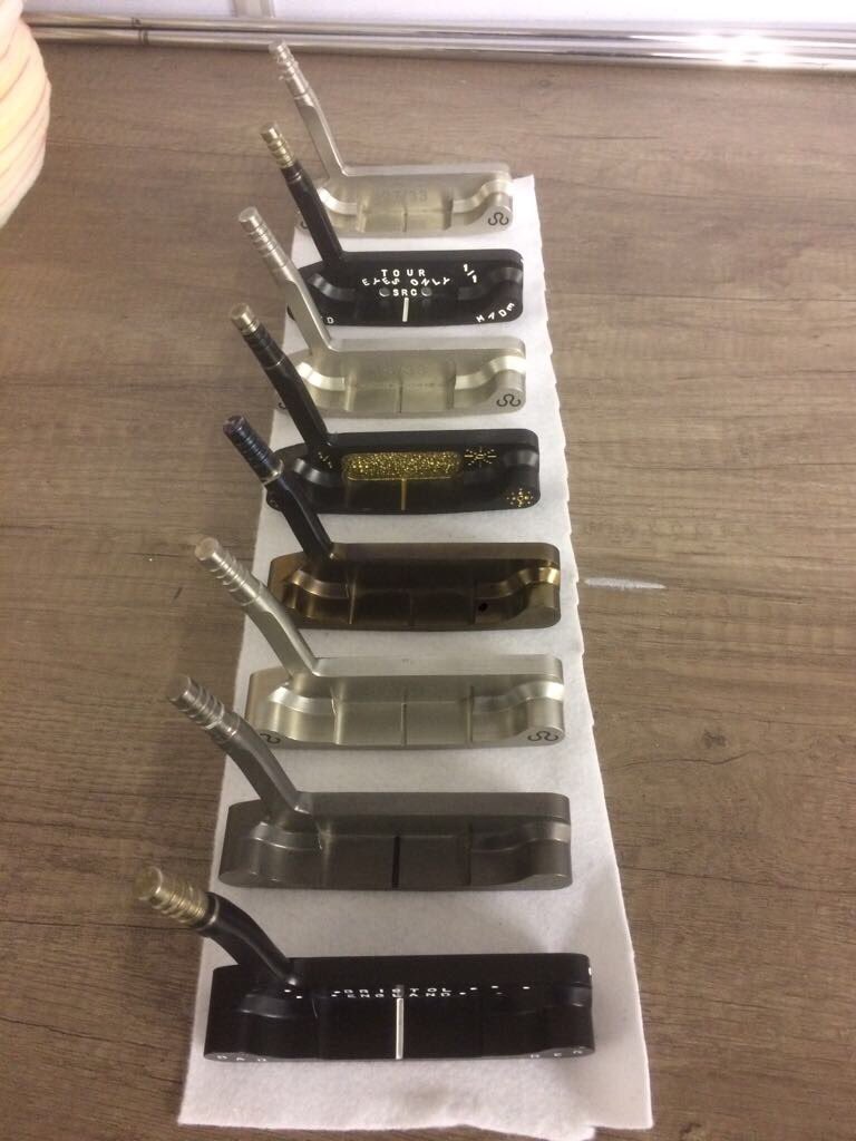 ScottReadman's tweet photo. Found some of our 1st putters from 2010. They are about to get some 2017 treatment! #putter #golf #refurbtime https://t.co/NVUGnUruyB