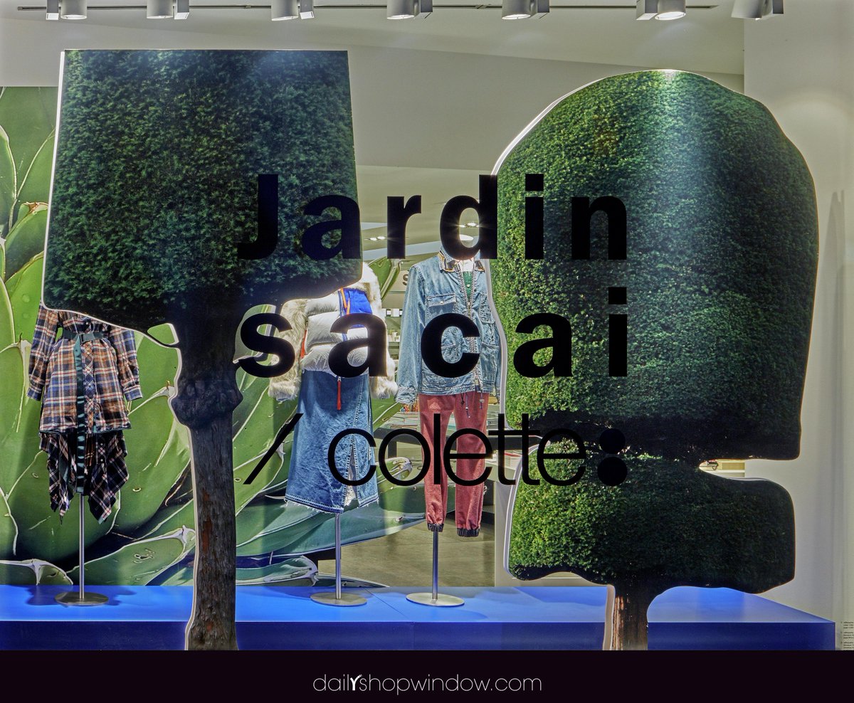 #WINDOWOFTHEDAY #WOTD #DAILYSHOPWINDOW #INSPIREYOURWINDOW <a href="/coletteparis/">colette</a> September 2017 Paris