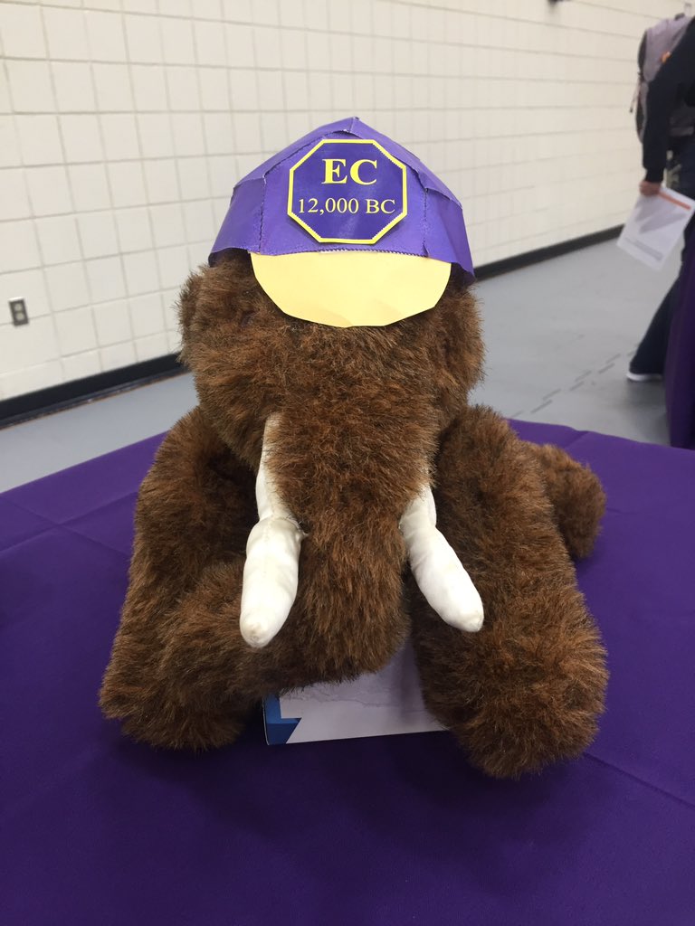 ElmiraCollege's tweet photo. @MarktheMammoth @MarktheMammoth, you look good in purple! #ElmiraProud #wECare #communityservicefair https://t.co/PBHaeErHgd