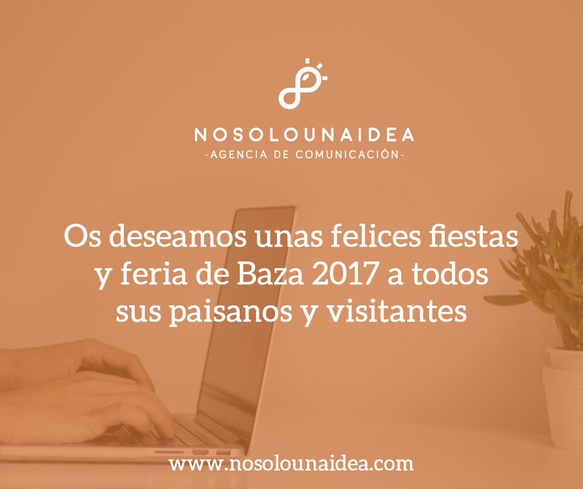 #FeriadeBaza2017 La agencia de comunicacion <a href="/NoSoloUnaIdea/">No Solo Una Idea</a> apoyando un año más a la #FeriadeBaza