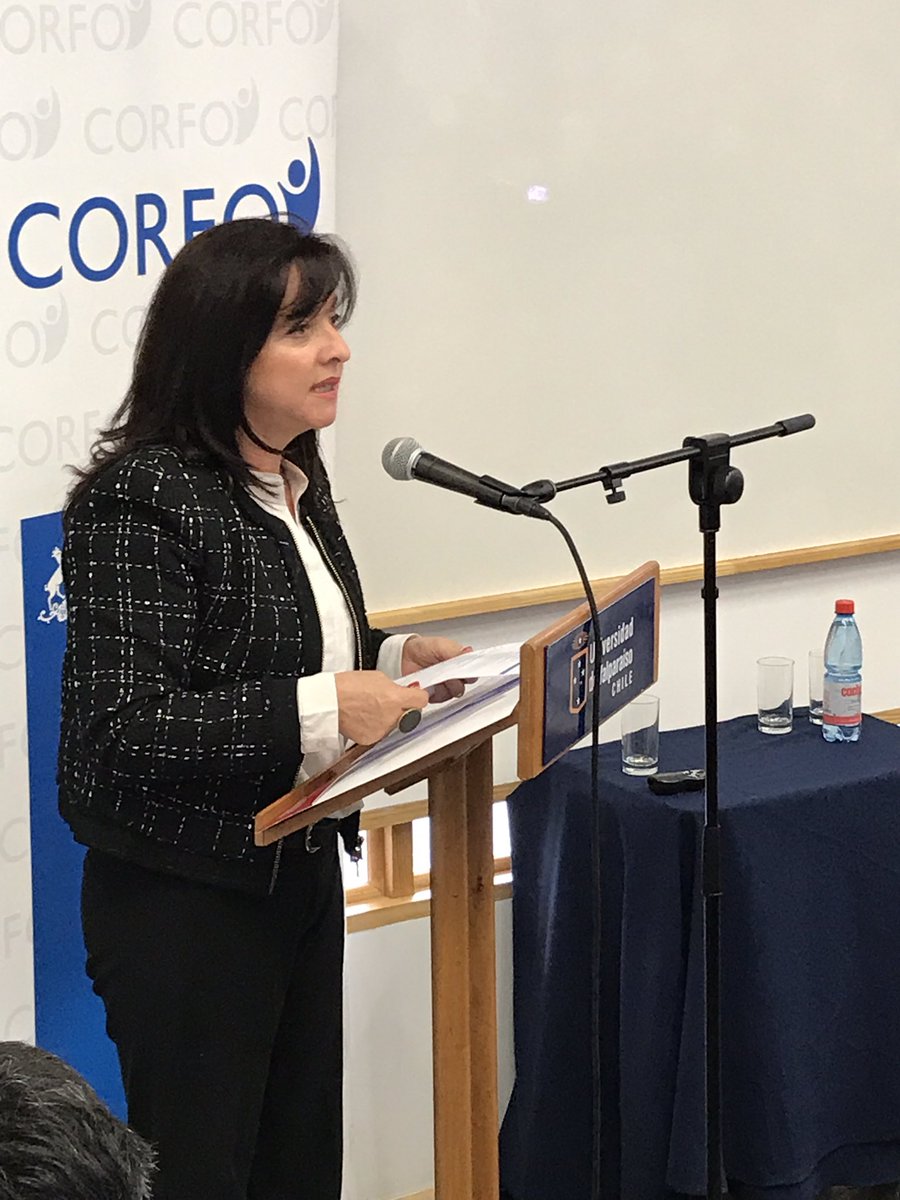 melibrito's tweet image. Gerente de Capacidades Tecnológicas de @Corfo @MarcelaAnguloG en Encuentro Valpo Ciencia, tecnología y empresa en @uvalpochile #ValpoCTYE