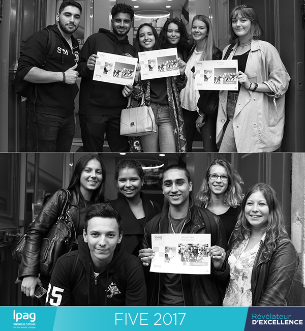IPAGBS's tweet photo. #WelcomeToIPAG 🎓Félicitations aux grands vainqueurs du business game : l'équipe 6 et l'équipe 64 👏👏#FIVE #rentree #rentree2017 #ipag https://t.co/M472YMdYmf