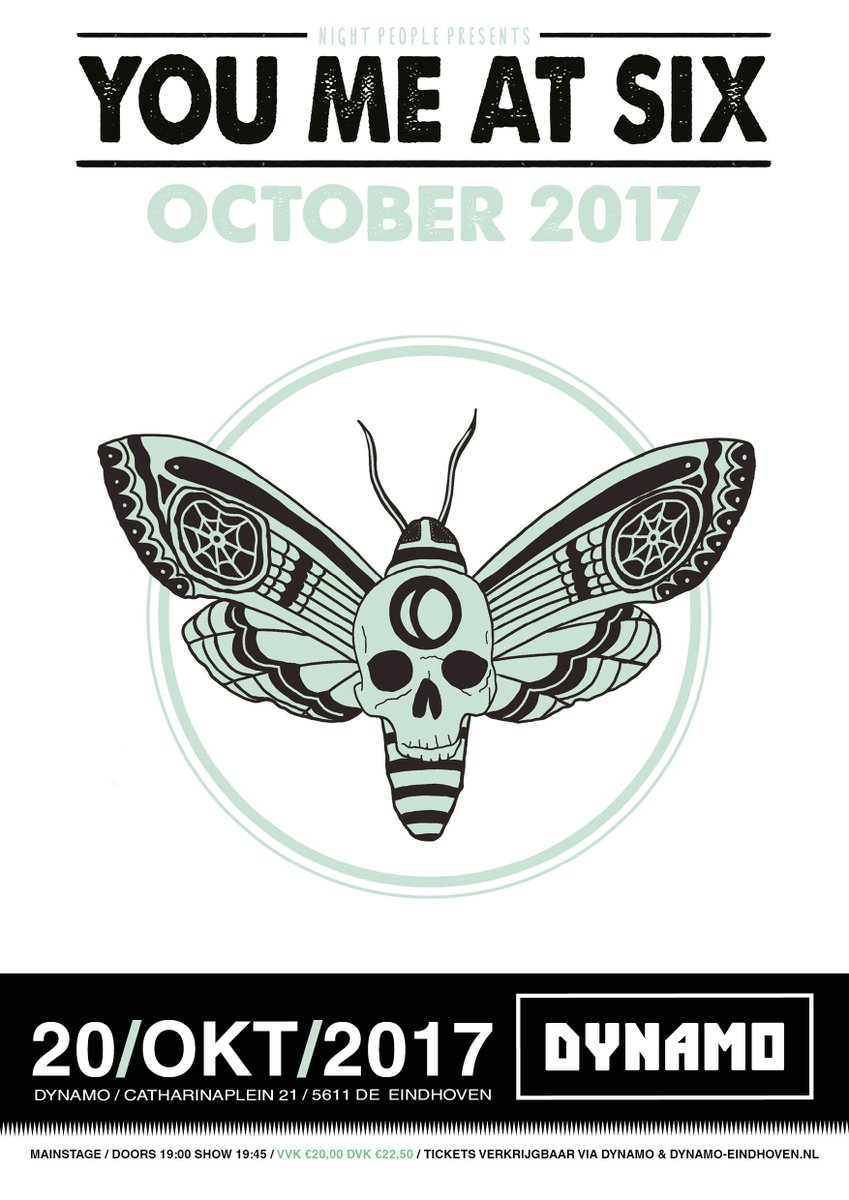 youmeatsix's tweet photo. EINDHOVEN: @TheOverslept will be the support at our show on 20th Oct! Last few tickets at https://t.co/X5y6DOXush https://t.co/cFEOl0ZAeE