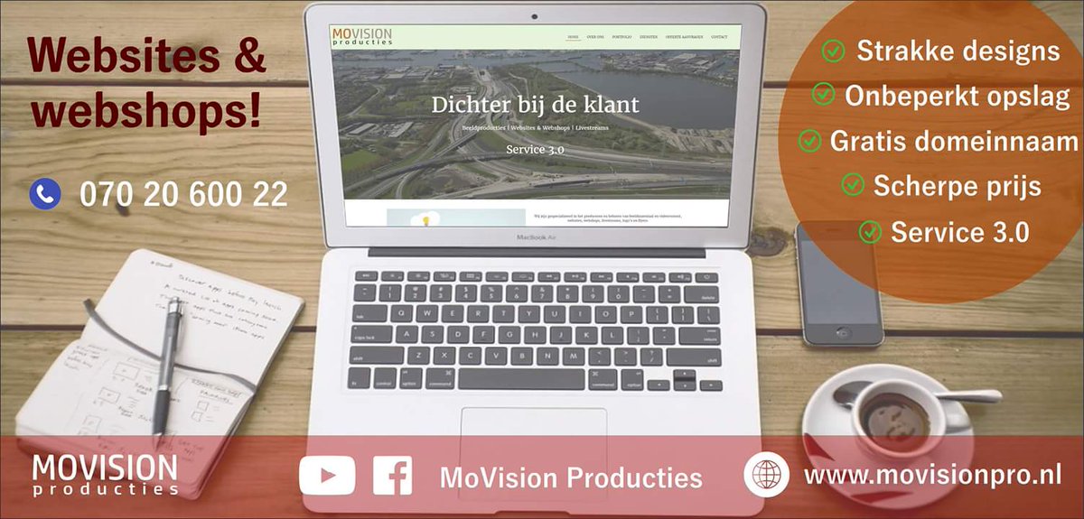 MoVisionPro's tweet image. Website of webshop? MoVision Producties!