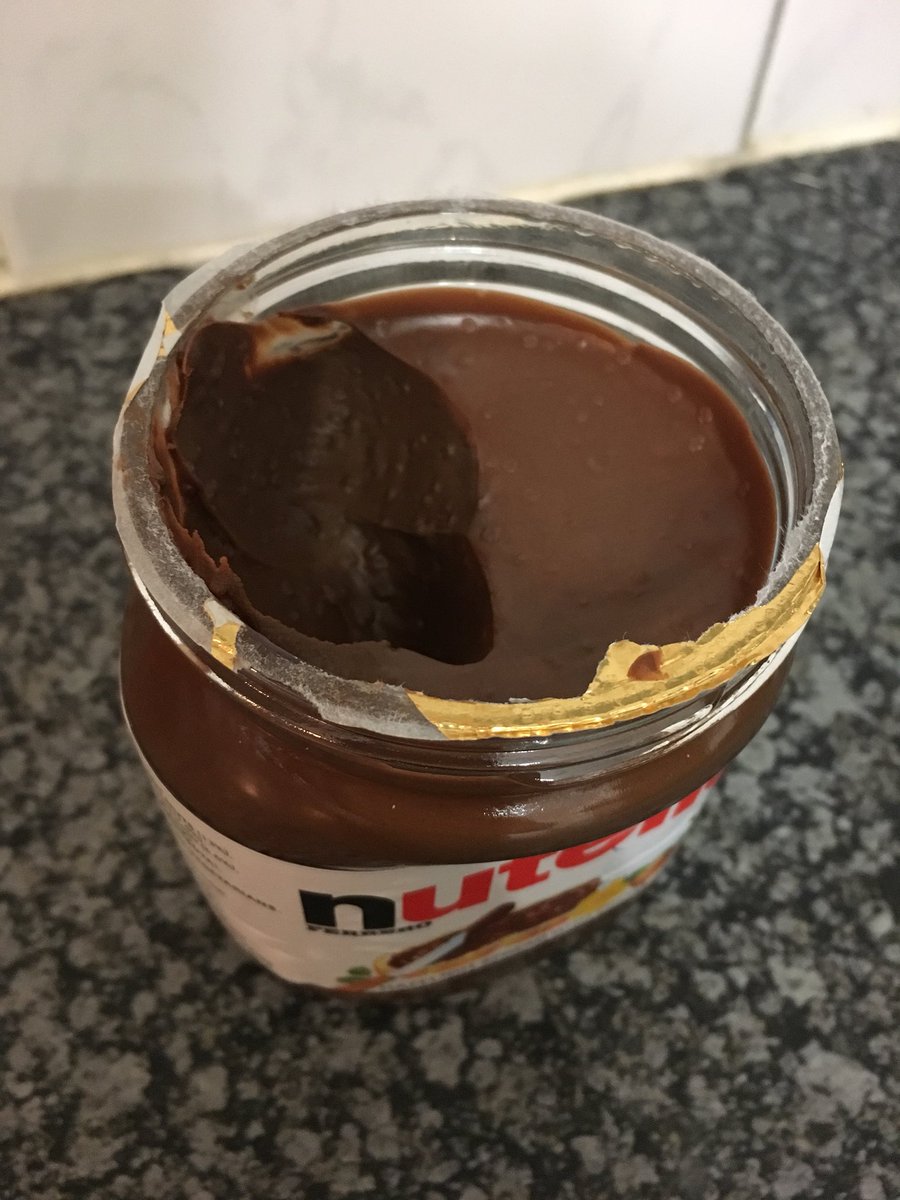 pixelprojects's tweet photo. @NutellaGlobal strange lumps in our Nutella lately? https://t.co/pvoR8g7FRK