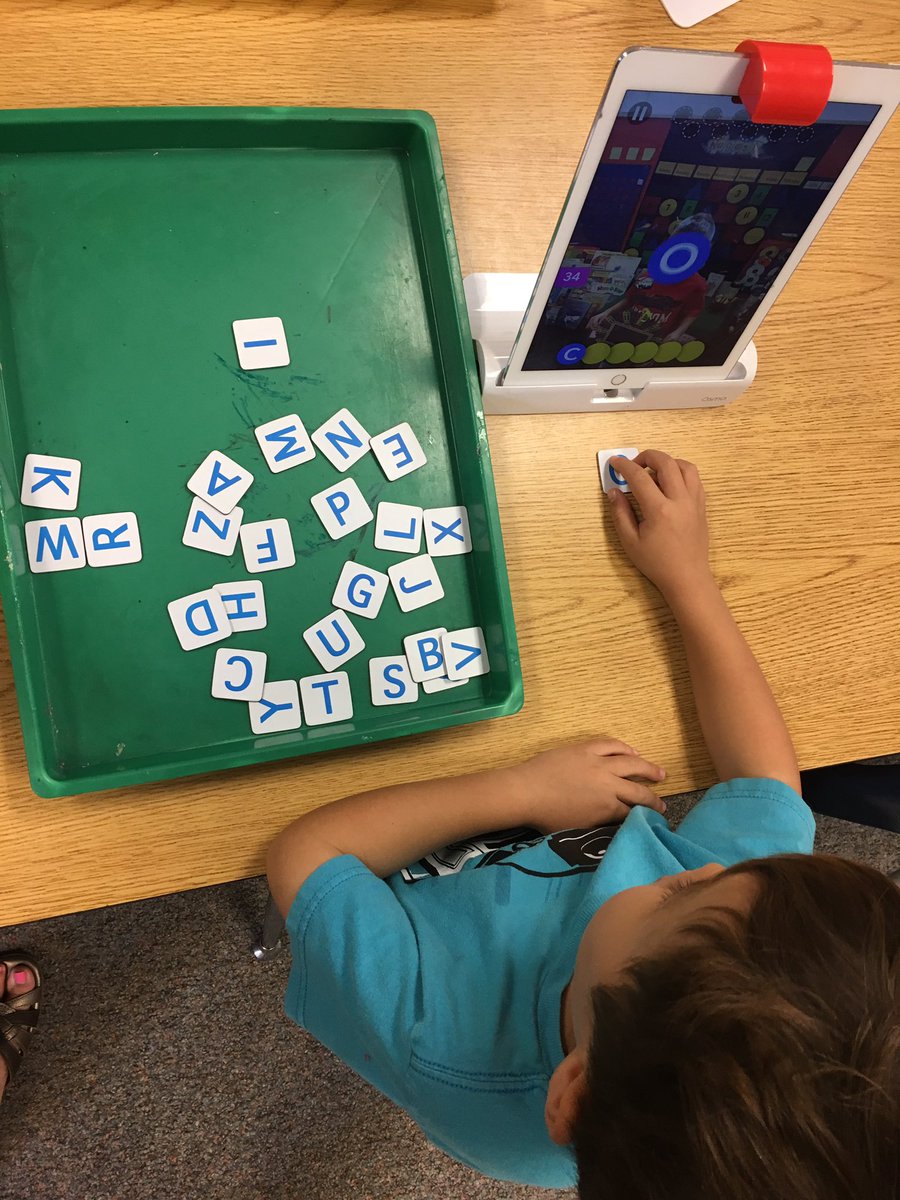 Kelli Gunn (@innovatewithmsg) on Twitter photo Kinders practicing letters & sounds in names with <a href="/OsmoWords/">Osmo Words</a>! #GuadROARS #usdlearns <a href="/palladinoc/">Cheri Palladino</a> Kinders practicing letters & sounds in names with <a href="/OsmoWords/">Osmo Words</a>! #GuadROARS #usdlearns <a href="/palladinoc/">Cheri Palladino</a>