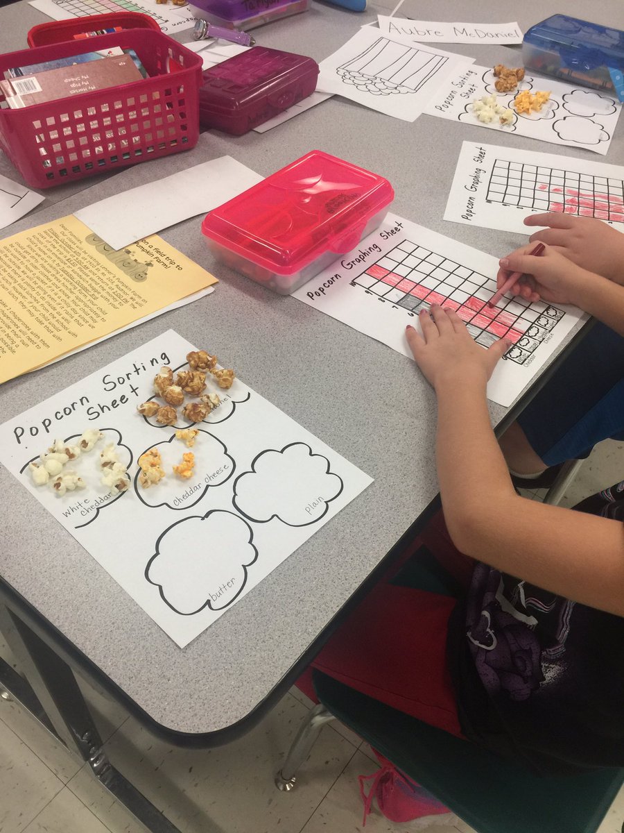 tdaniellem1ll3r's tweet photo. Sorting and graphing with popcorn! https://t.co/S34SeKSmoZ