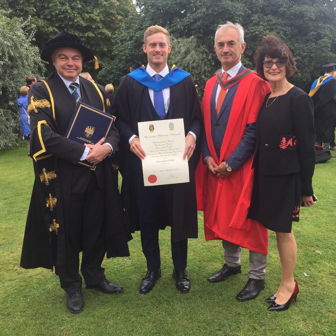 ArthurLOK1's tweet photo. I finally did it.......6yrs later 🎉 
THANK YOU @ucddublin for supporting me through 2 Olympic Games &amp; a Degree! #UCD #TheBest https://t.co/pYKk5EEcTt
