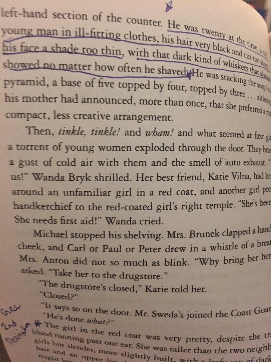 mscariad's tweet photo. This really irritates me. Why would you deface a book. #feelingcross #amreading #theamateurmarriage by Anne Tyler https://t.co/N1IVl10xQn