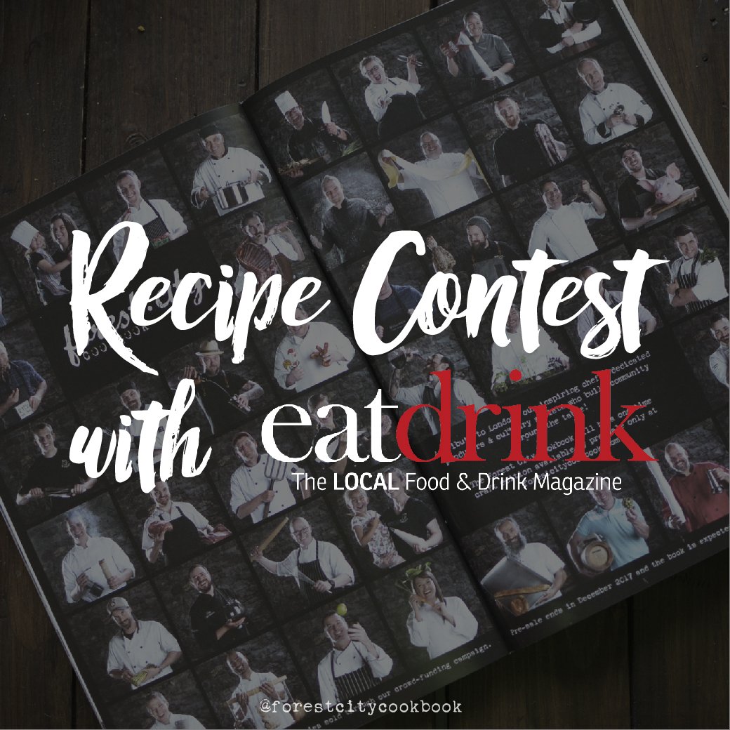 Calling all chefs, kitchen crafters and creative cooks for a recipe contest in partnership with <a href="/eatdrinkmag/">Eatdrink Magazine</a> Visit: forestcitycookbook.com/blog/recipecon…