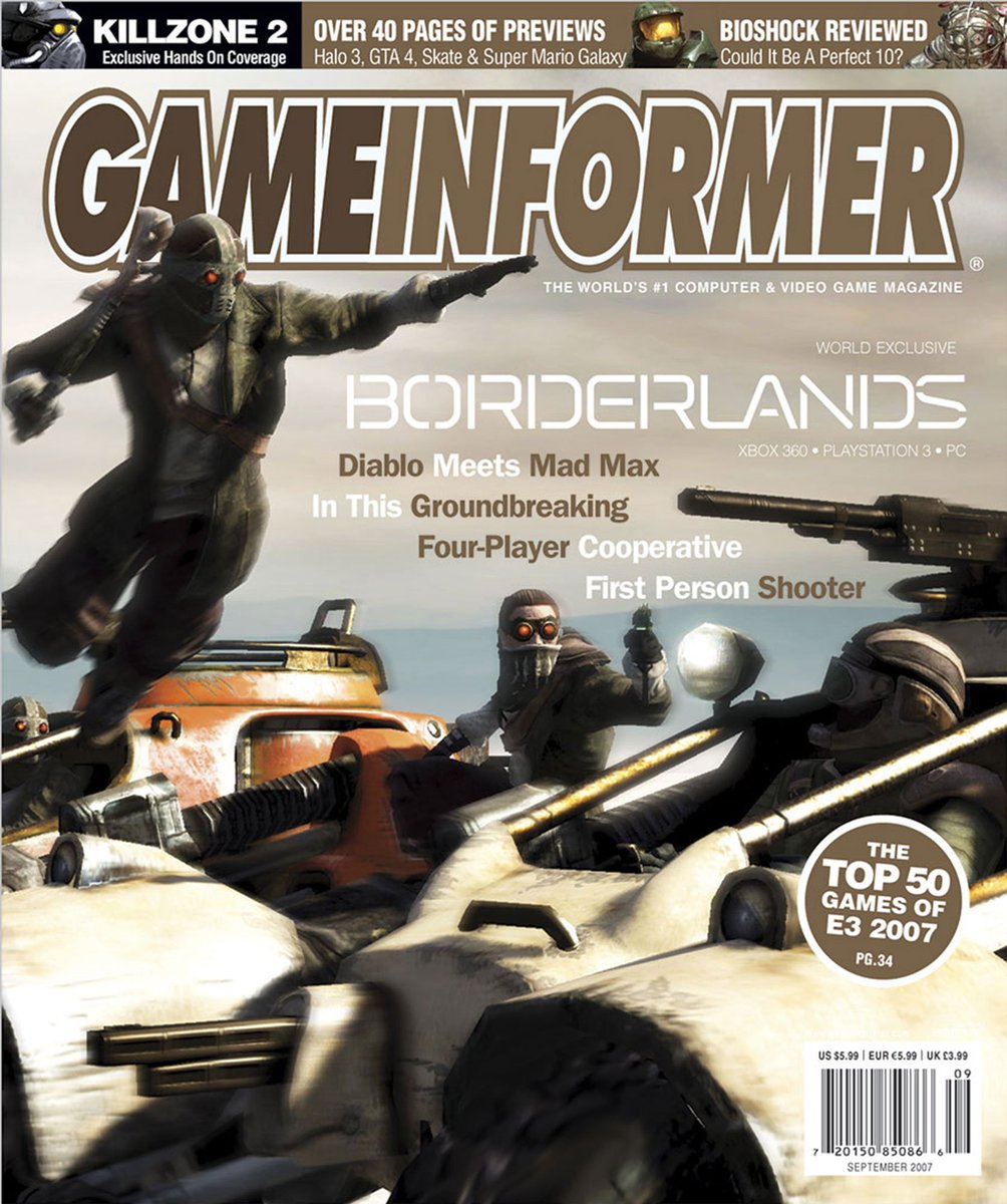 Borderlands's tweet photo. 10 years ago, the first Borderlands was revealed. Thank you for all of your support over the years! ➜ https://t.co/TNZLBa3xAU https://t.co/00j9g1ICpF