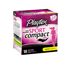 PlaytexPlayOn's tweet photo. Same 360° protection, smaller size. Playtex Sport Compact is here! Find out more at https://t.co/yfK2TCJgjf https://t.co/LItVJfAeHi