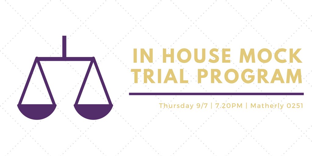 UFPAD's tweet image. Come learn about our in house mock trial program tonight at 7.20pm in Matherly 0251!