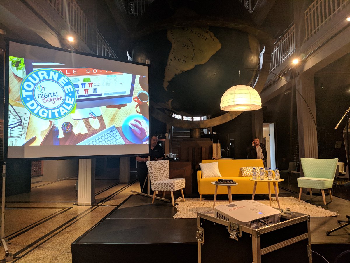 Chimiel's tweet photo. Ready for another #tourneedigitale with @ThGeerts and @alexanderdecroo @digitalagendaBE ! https://t.co/dK0UYGvfTP