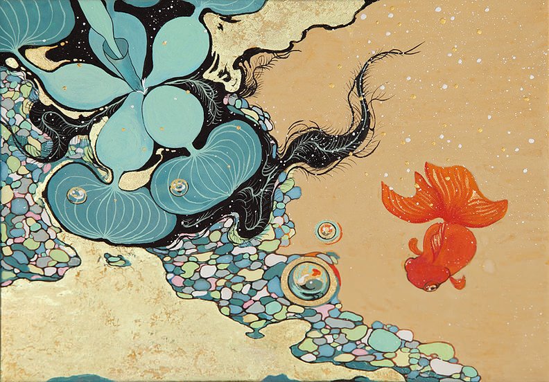 CGdrawing's tweet image. Japanese painter 菅かおる