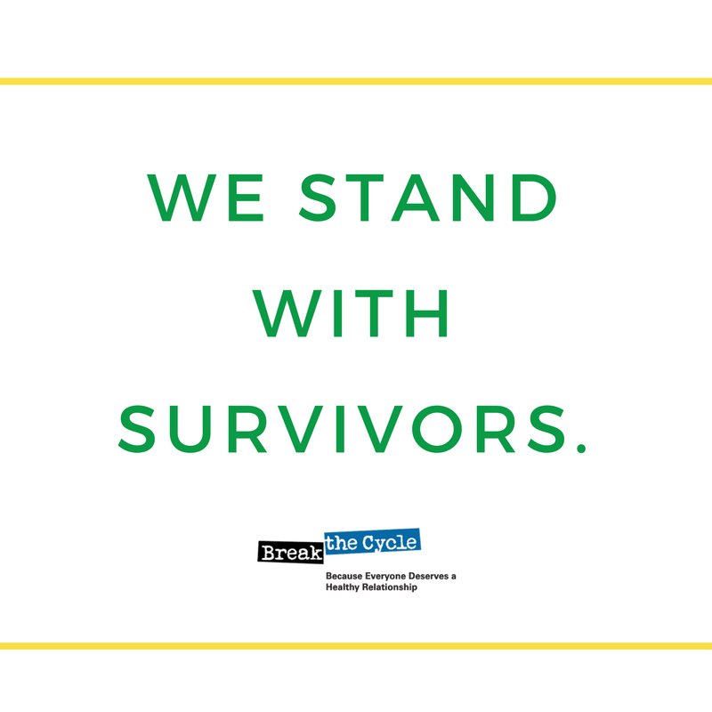 BreaktheCycleDV's tweet photo. .@BetsyDevosED Survivors need full enforcement of Title IX. We can't go back. #DefendTitleIX #INeedIX https://t.co/BXUbbLLTMu