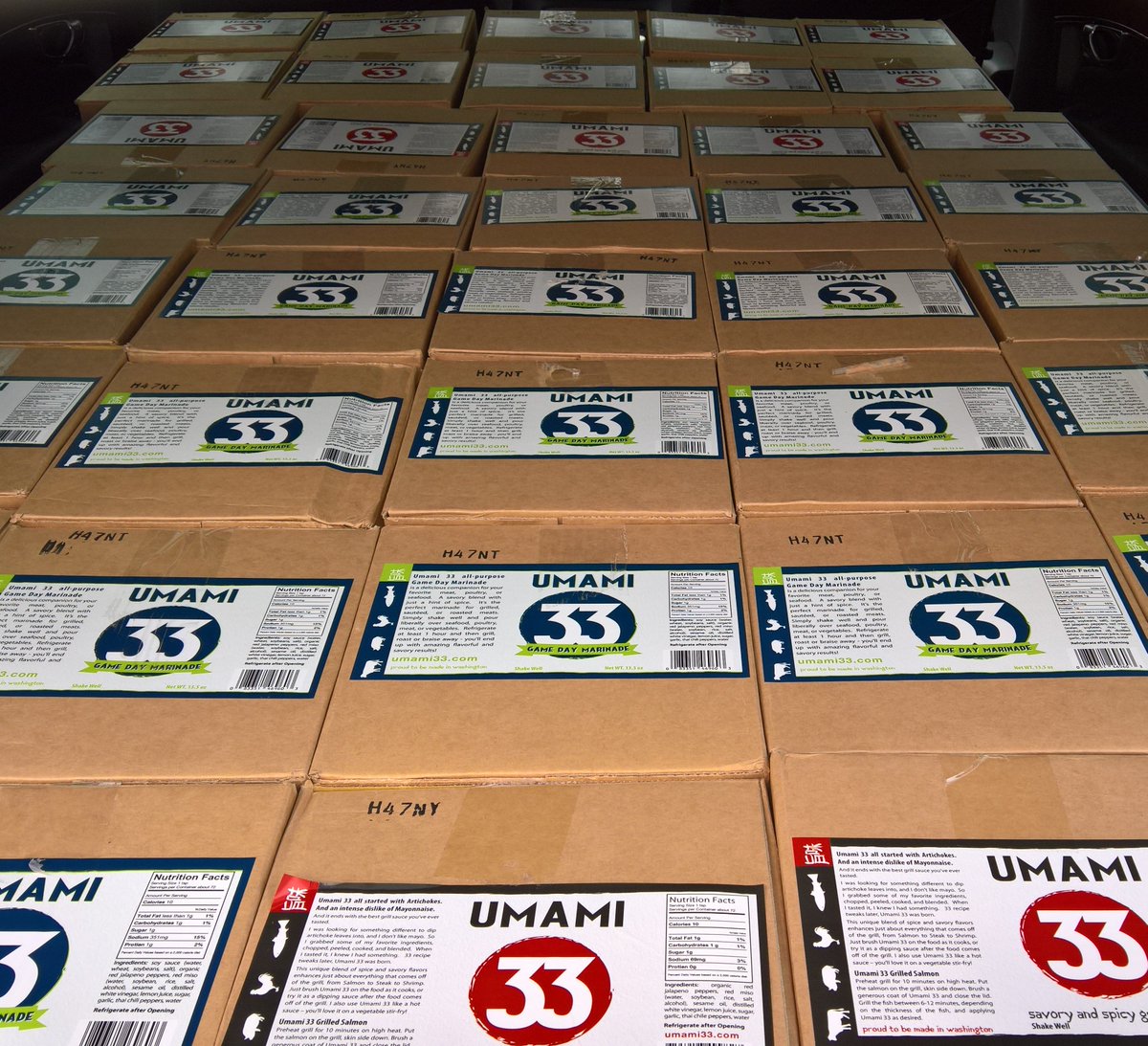 Delivery day at Crown Pacific Fine Foods -  Umami 33 and Umami 33 Game Day Marinade! #grilling #gameday