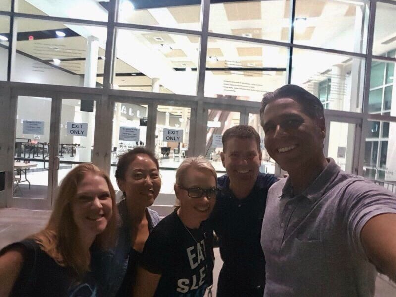 Volunteering at NRG shelter in #houston was inspiring &amp; humbling #JLABSTMC #soulfood #bucketlist <a href="/BakerRipley/">BakerRipley</a> needs you! #HoustonStrong