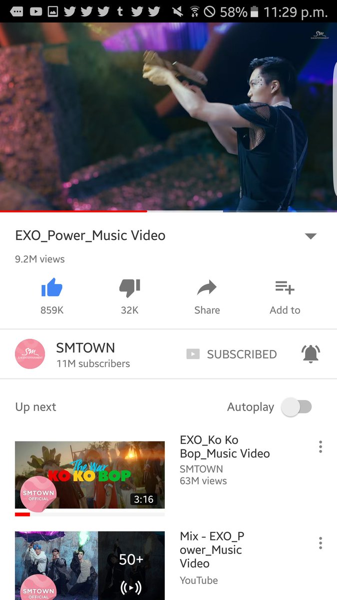 Aeri_eva's tweet photo. #Hi_POWER #do_it_exol
20M vues for power 75M vues for kokobop until soribada music awards?? Can u do it !!💪👏❤ https://t.co/73cQigNUv5