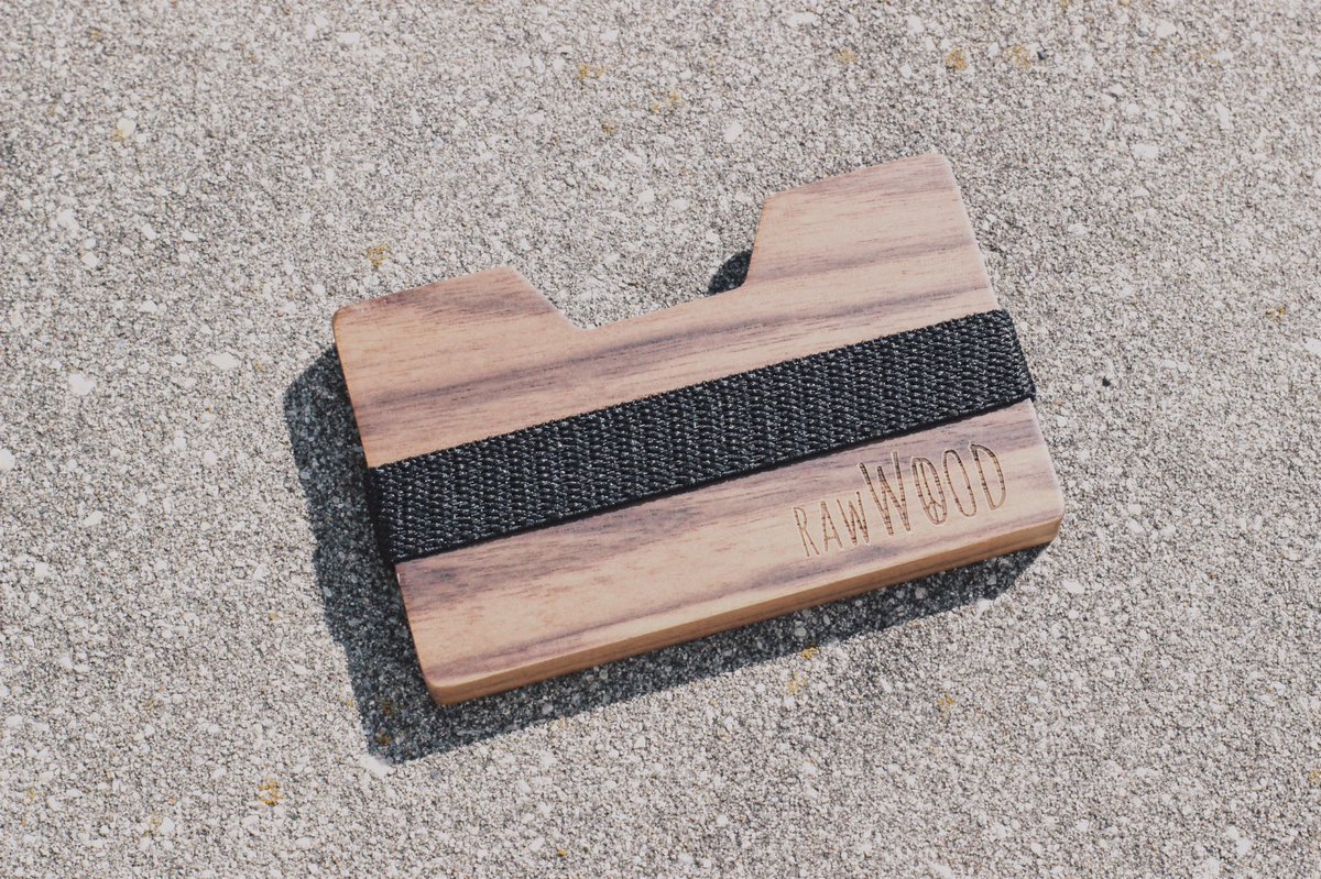 Introducing: The Wanderer Wood Wallet. Minimal, sleek, stylish. Only $19! rawwoodshades.com/collections/wa…