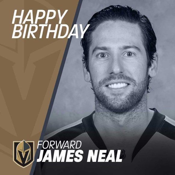 Happy late birthday to our forward James Neal!! 