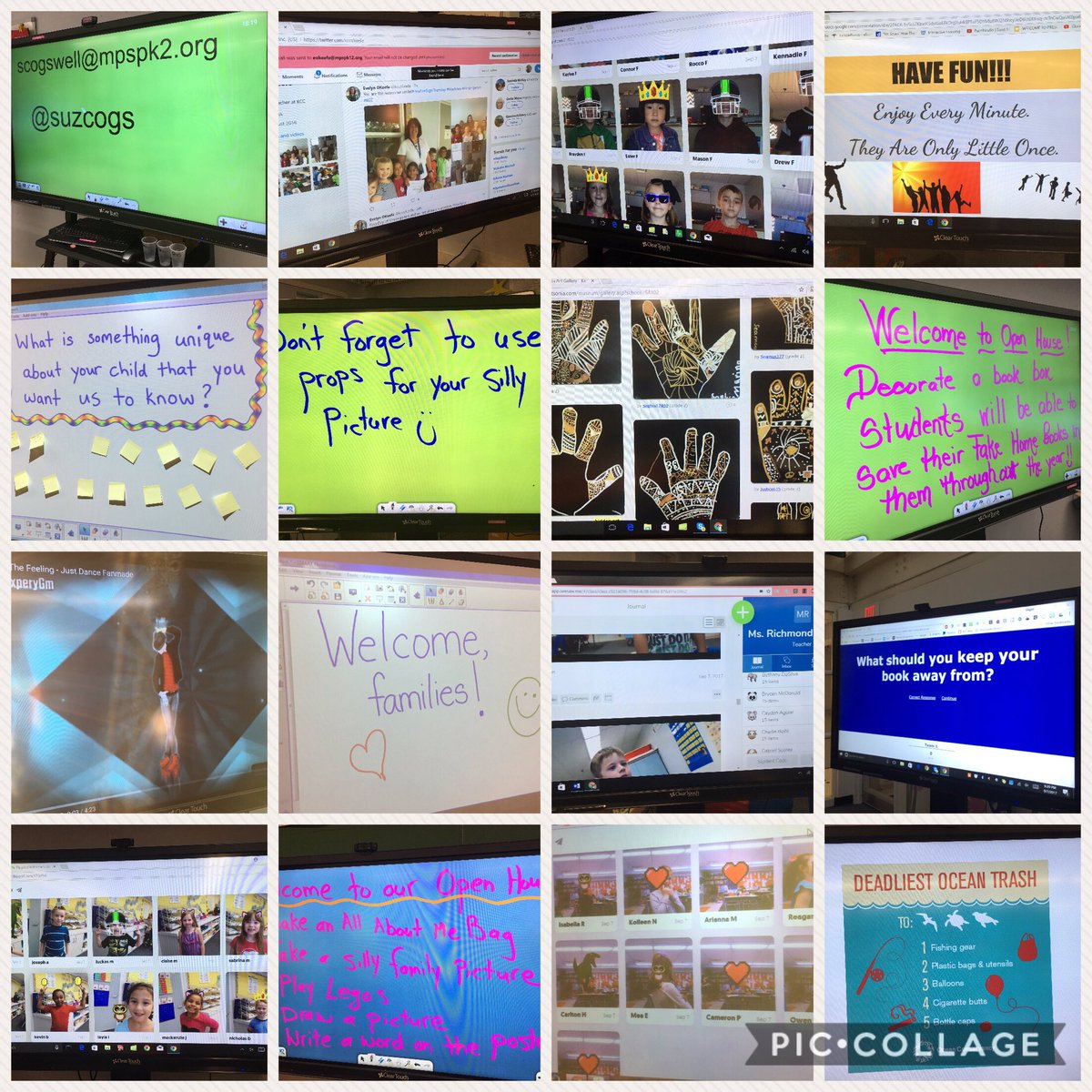 SimplySuzy's tweet photo. Loving my #TechnicallyInvisible teachers in #Mashpee who make sure their @GetClearTouch screens are all about students at KCC #OpenHouse. https://t.co/1Af5O6oy9N