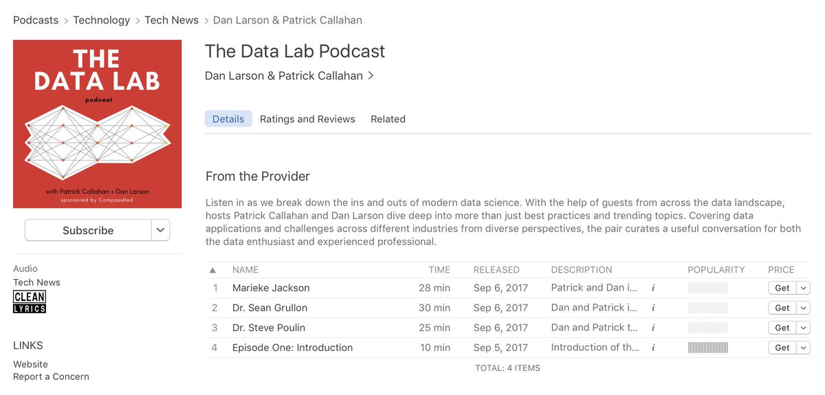 CompassRed's tweet photo. Subscribe to our brand spankin' new tech podcast, The Data Lab, on iTunes today! https://t.co/p2T3mgWBDv https://t.co/xM6b415ifq