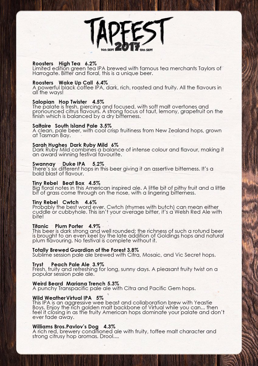 The Brewery Tap tweet media