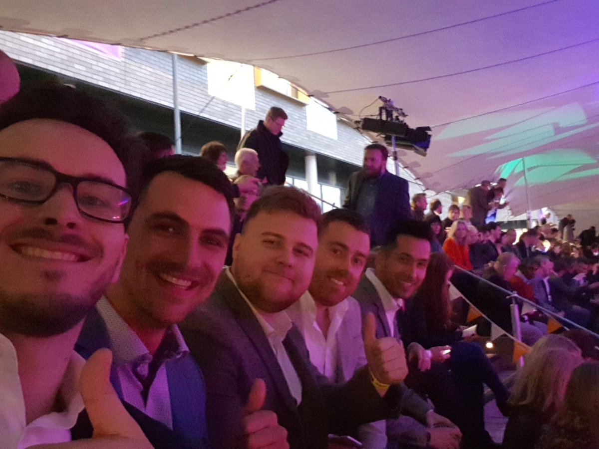 JustGilbeyIT's tweet photo. Just at the #HEYDigitalAwards awaiting @MattixDesign and @JarHalfFull awards ;) #c4di @bensonplanning @TH3_Design  #prosecco #outout https://t.co/KBYI6AHdmn