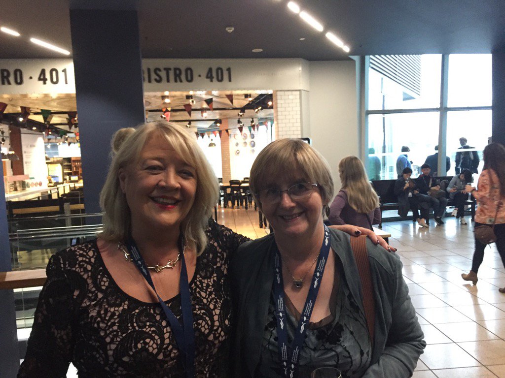Happeningevents's tweet photo. With our lovely client Marian McLaughlin at the @EAFP2017 gala dinner @TitanicBelfast https://t.co/C54kwEnjLU